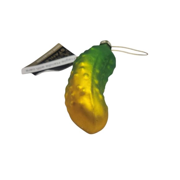 Robert Stanley Glass Pickle Ornament Christmas Tree Decoration Holiday - Picture 4 of 7